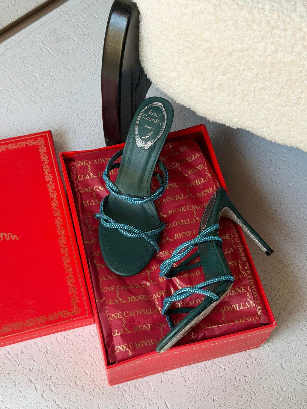Rene Caovilla Braid Sandals - 9