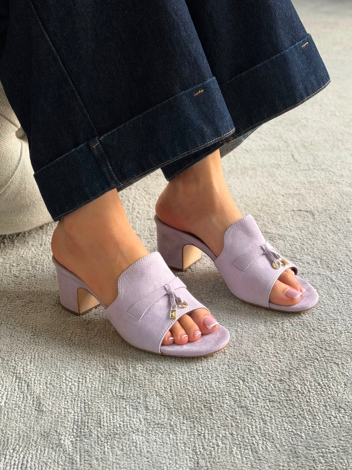 Loro Piana Summer Charms Heeled Sandal - 5