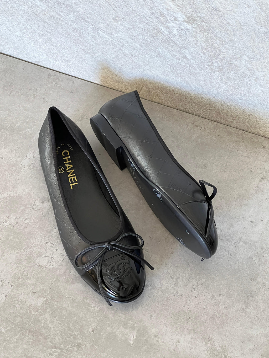 Chanel Crocodile Calfskin Ballerina Flats - 2
