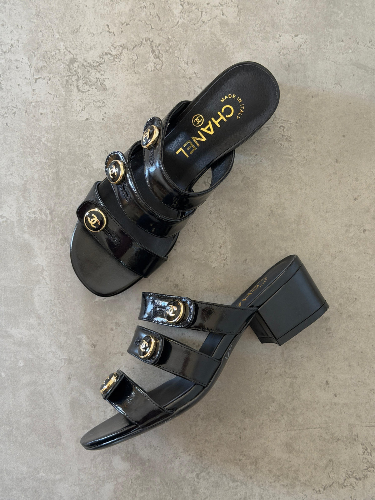 Chanel Lambskin Mules - 4