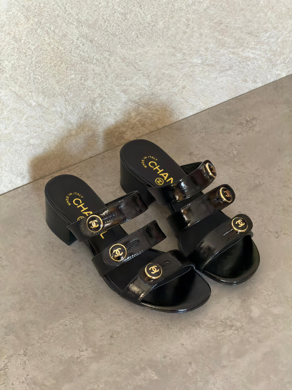 Chanel Lambskin Mules - 6