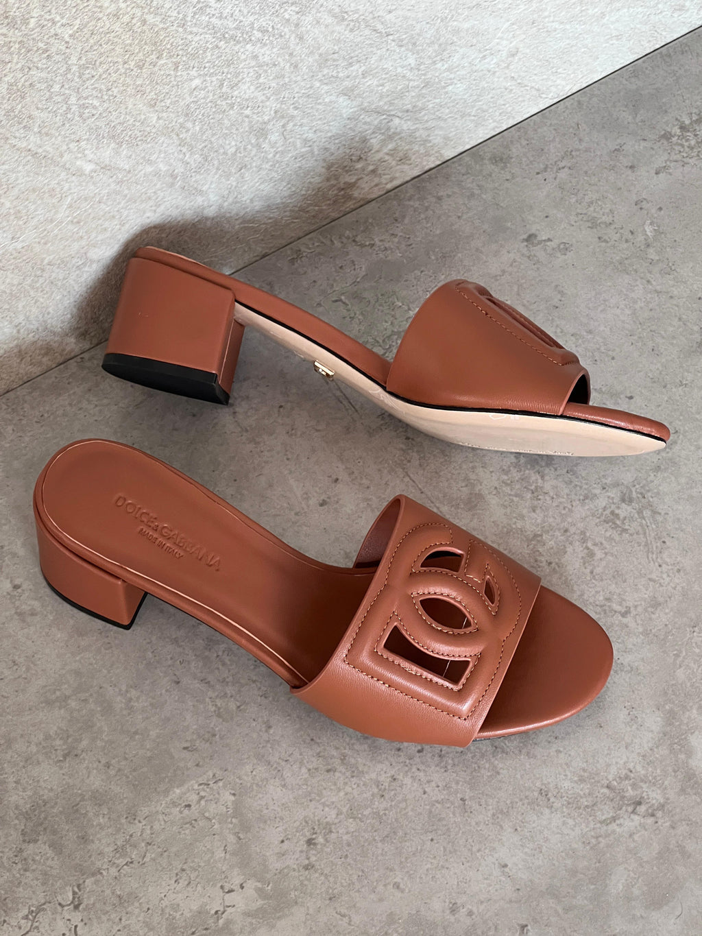 Dolce & Gabbana DG Millenials Leather Mules - 5