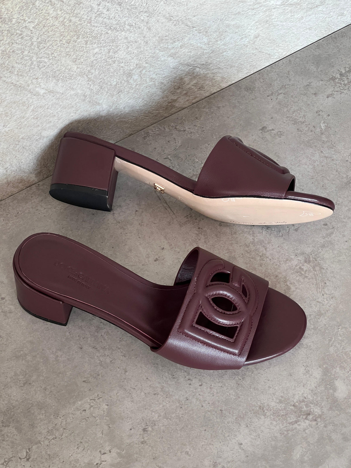 Dolce & Gabbana DG Millenials Leather Mules - 3