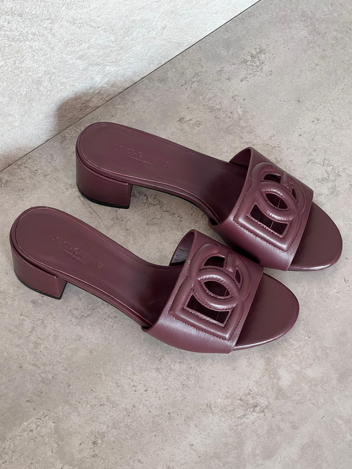Dolce & Gabbana DG Millenials Leather Mules - 7