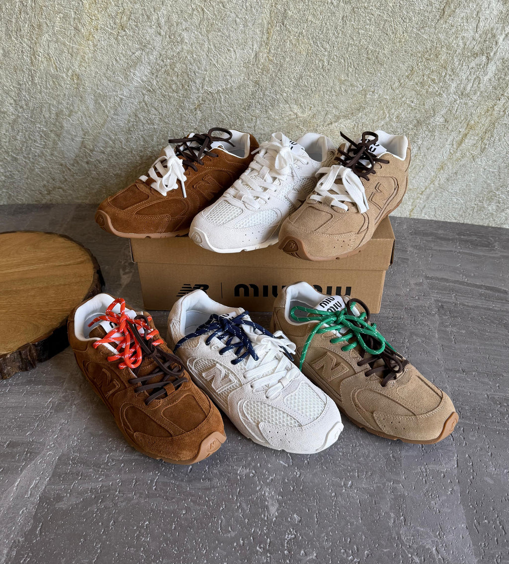 Miu Miu x New Balance 530 SL Suede Sneakers