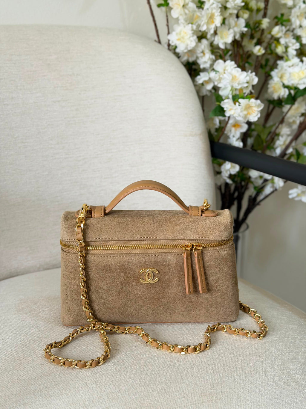 Chanel Caviar Quilted Trendy Handle Slim Vanity - 11