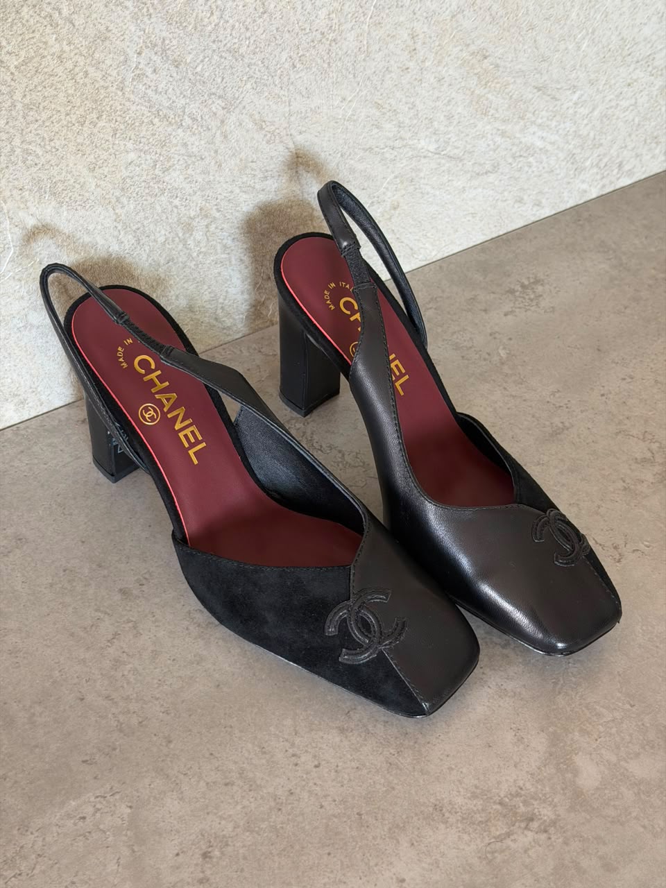 Chanel Slingback Two-Tone Pumps - 7