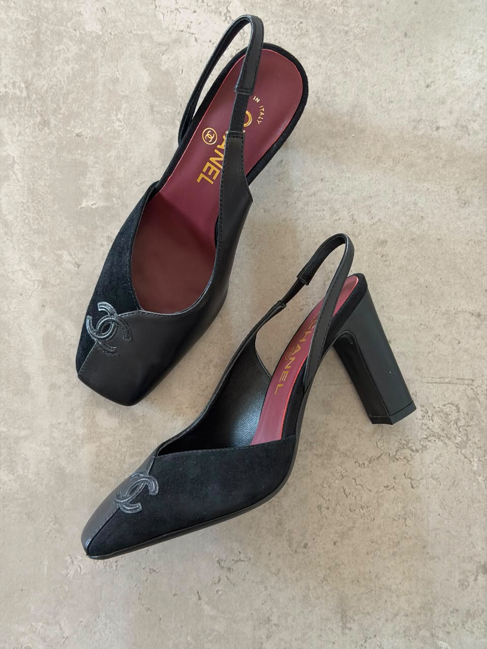 Chanel Slingback Two-Tone Pumps - 6