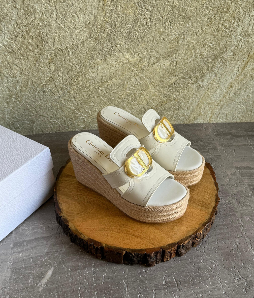 Dior 30 Montaigne Wedge Sandal