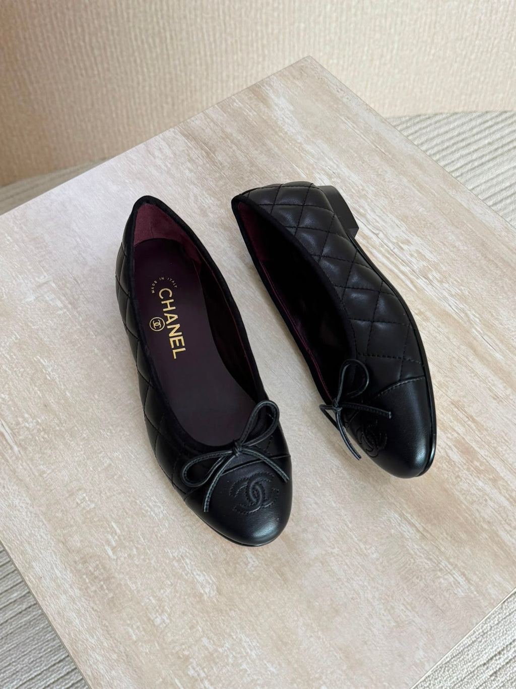 Chanel Washed Out Denim Quilted Ballet - 3