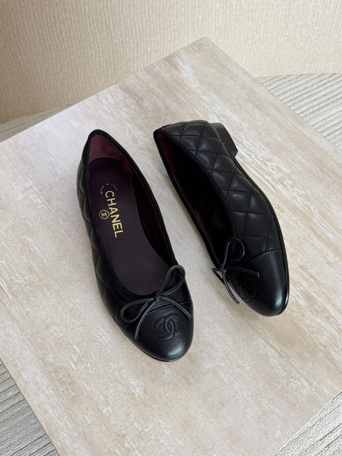 Chanel Washed Out Denim Quilted Ballet - 3
