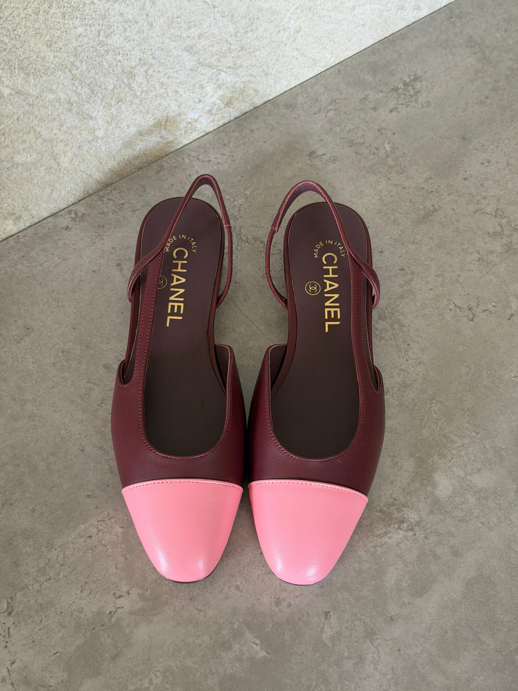 Chanel Two-Toned Slingback Flat - 4