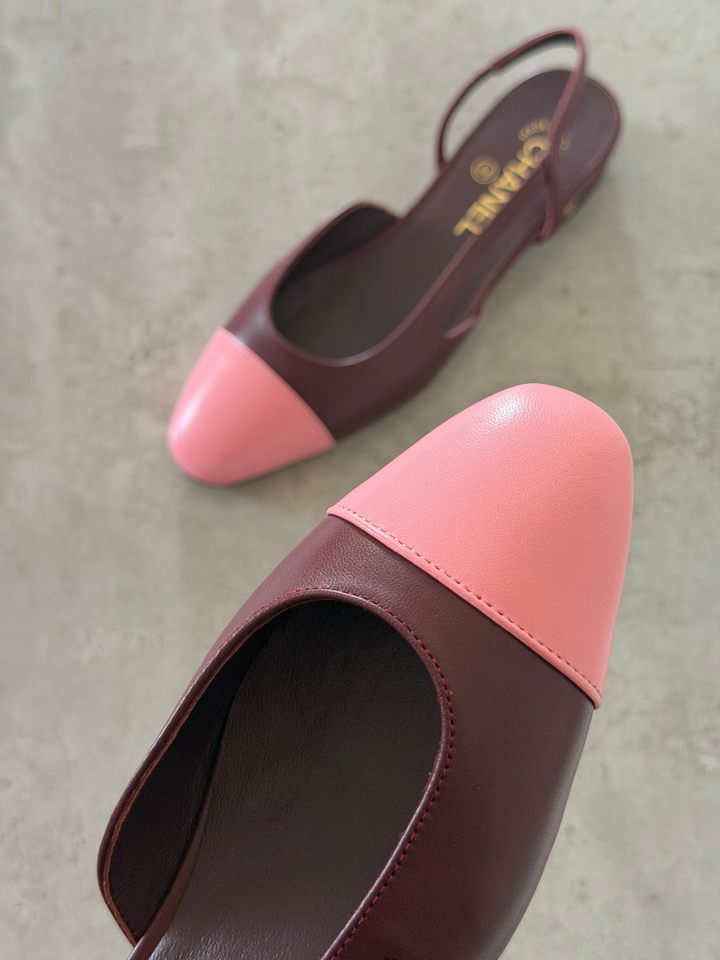 Chanel Two-Toned Slingback Flat - 3