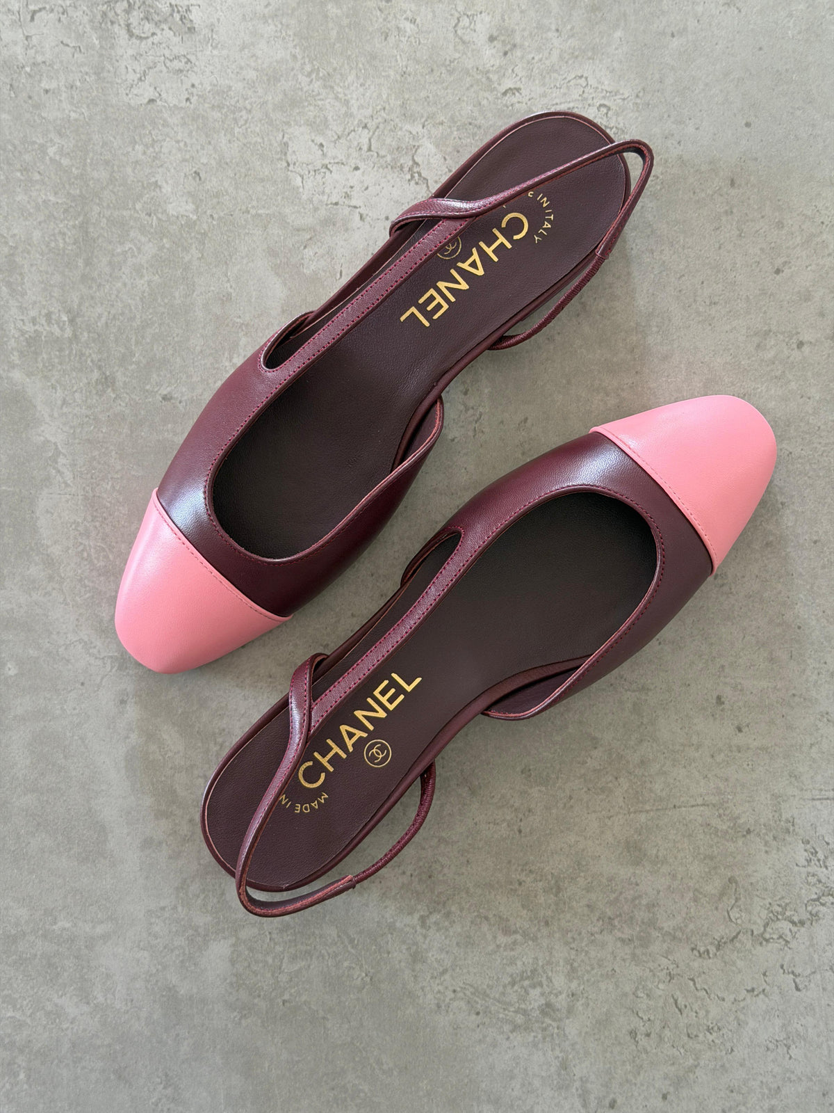 Chanel Two-Toned Slingback Flat - 2
