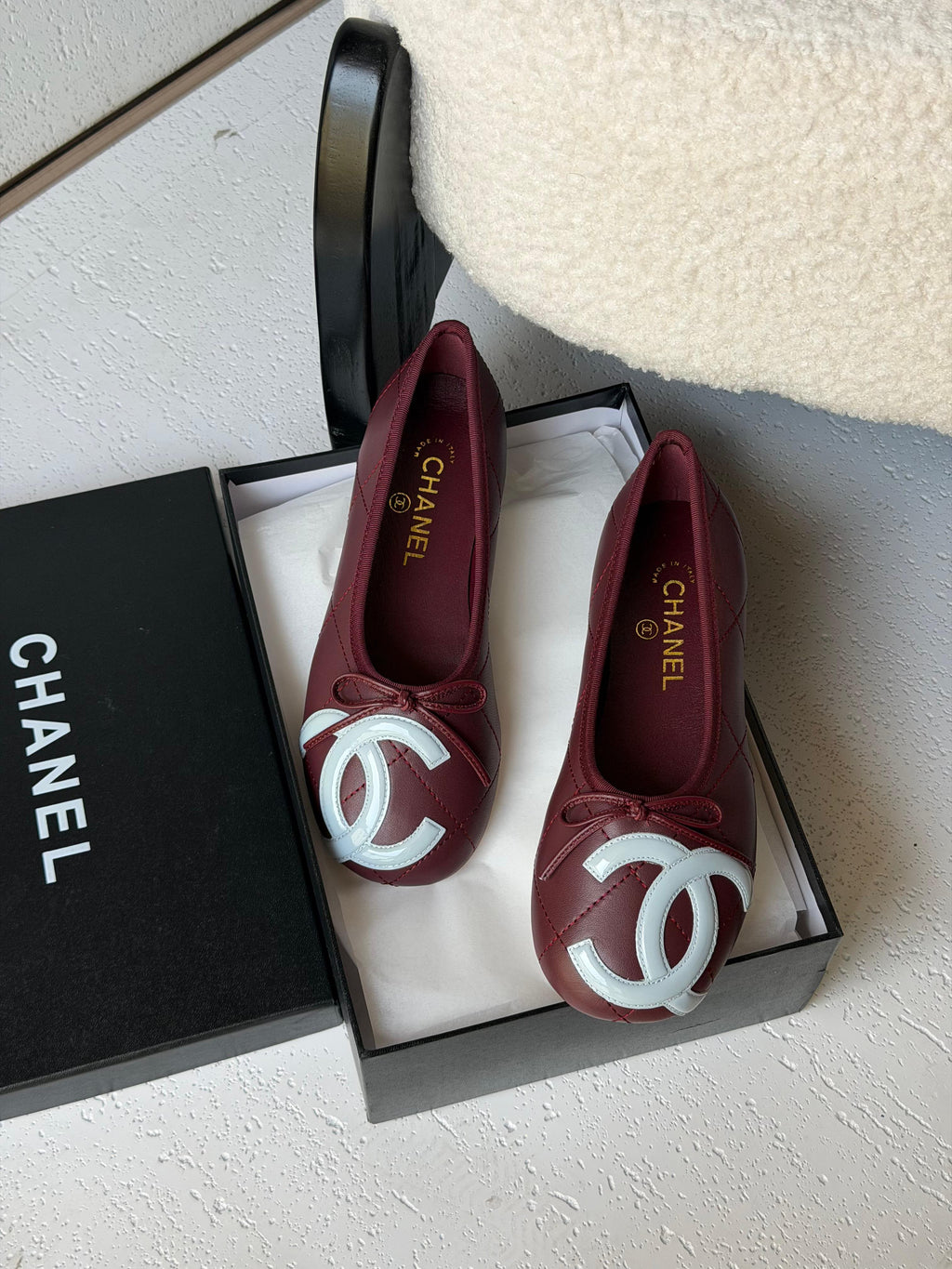 Chanel Lambskin Ballet Flats - 7