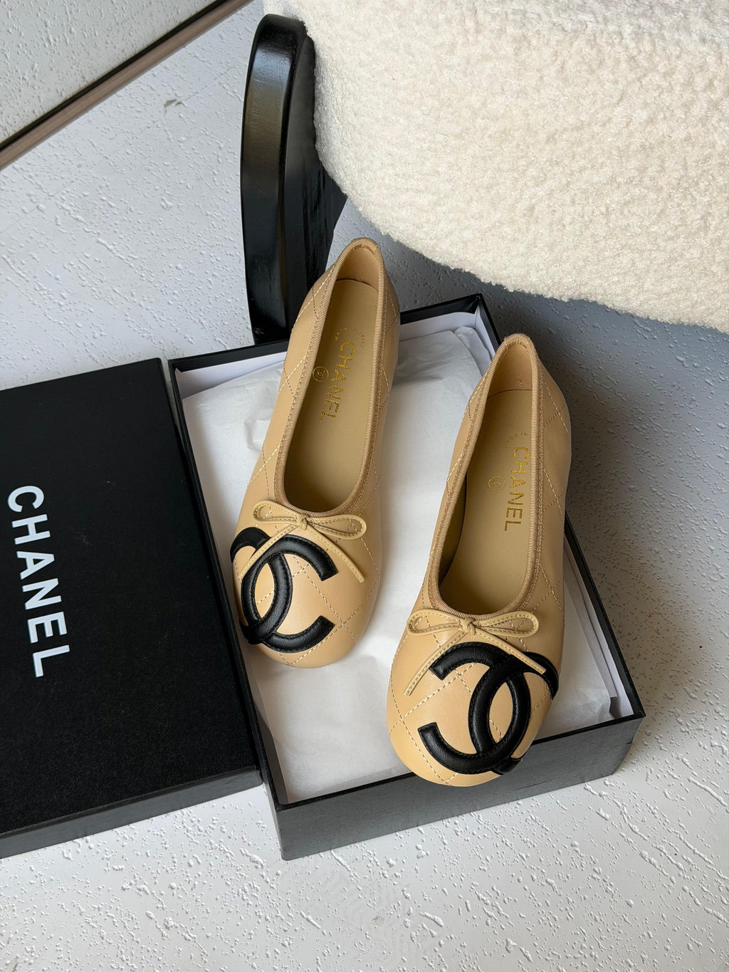 Chanel Lambskin Ballet Flats - 9