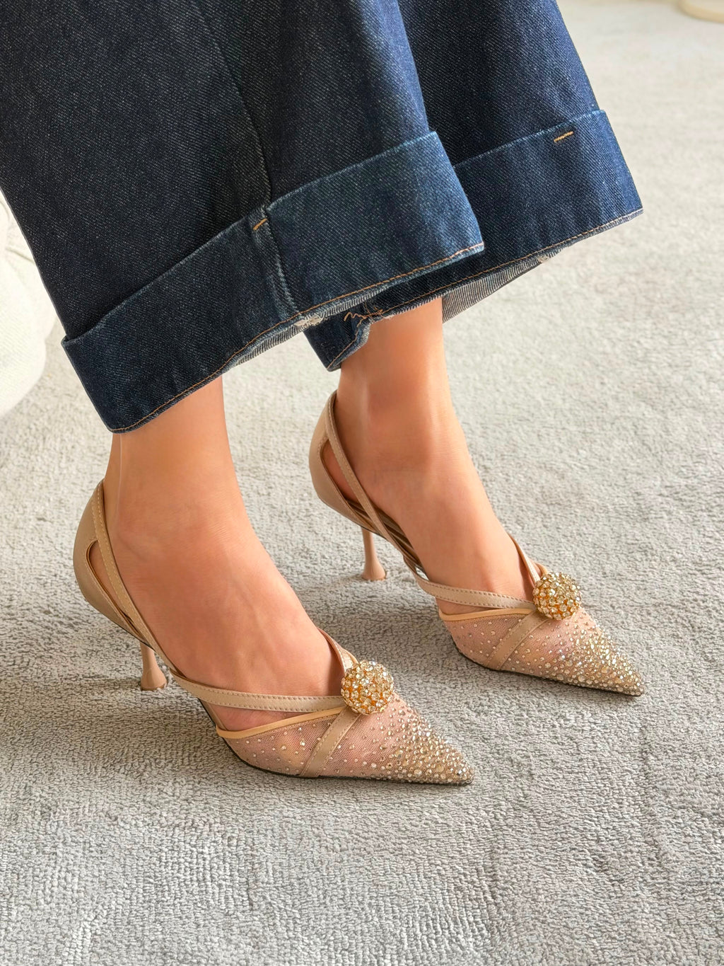 Jimmy Choo Sarai Dorsay 80 Pumps - 6