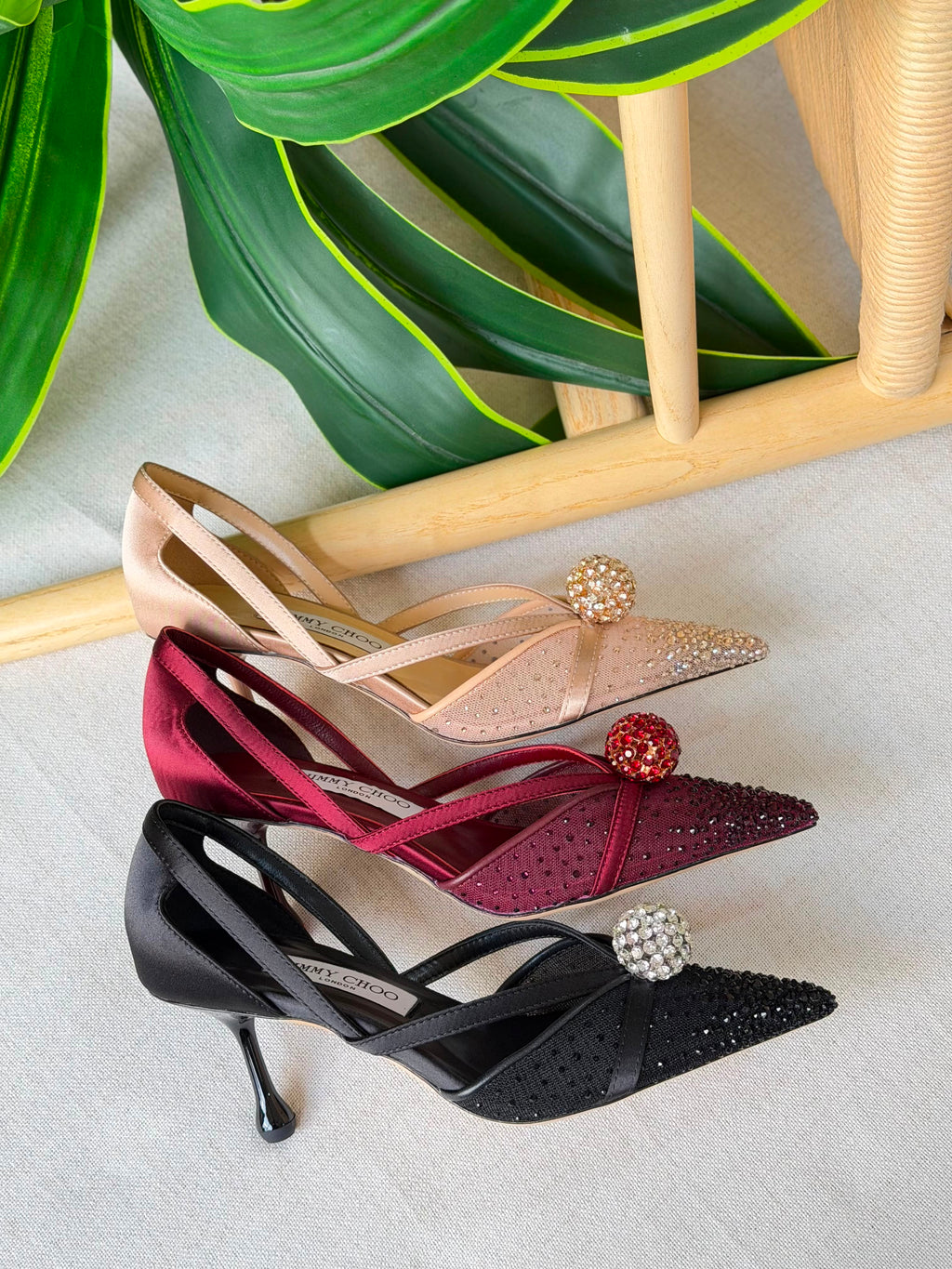 Jimmy Choo Sarai Dorsay 80 Pumps - 2