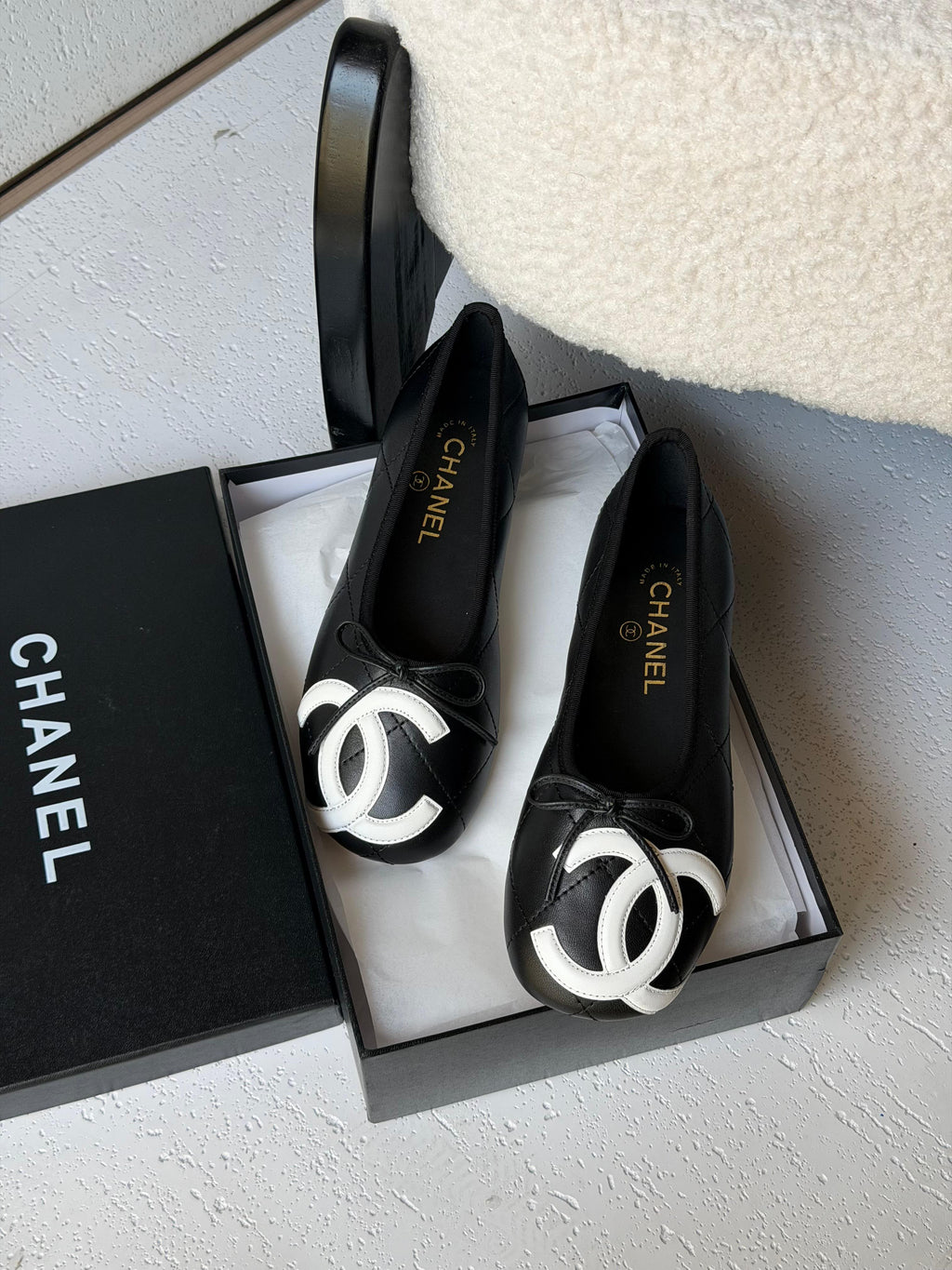 Chanel Lambskin Ballet Flats - 6