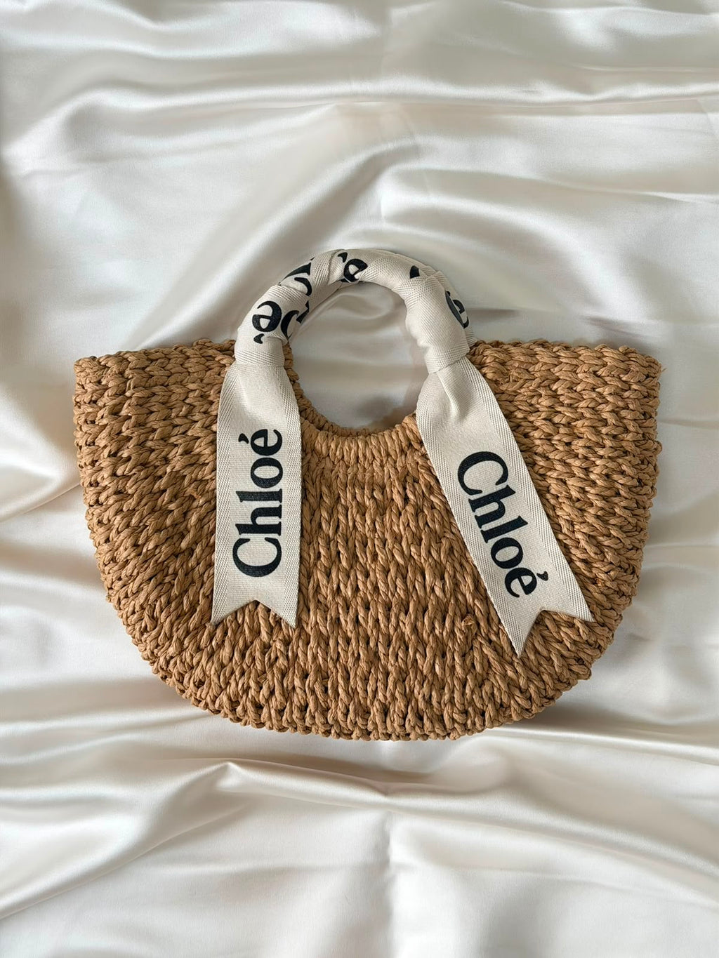 Chloé Woven Straw Basket Bag - 2