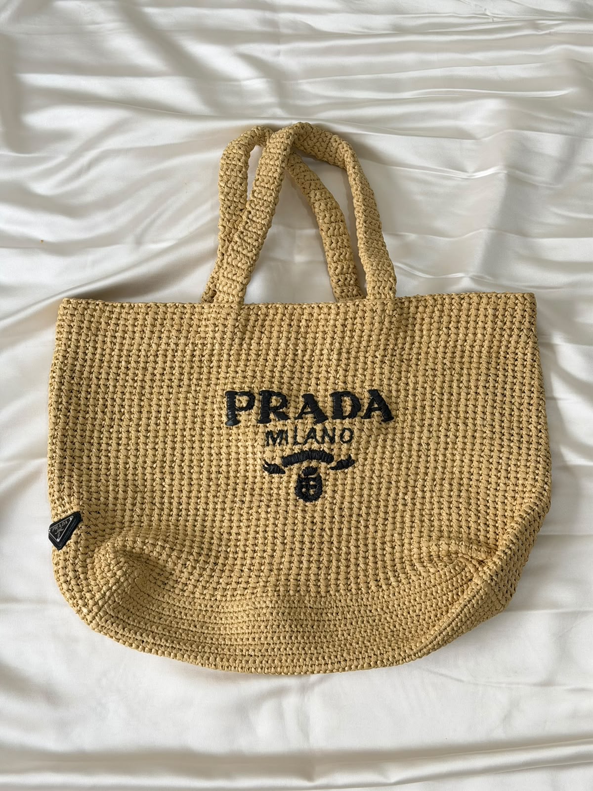 Prada Crochet Tote Bag