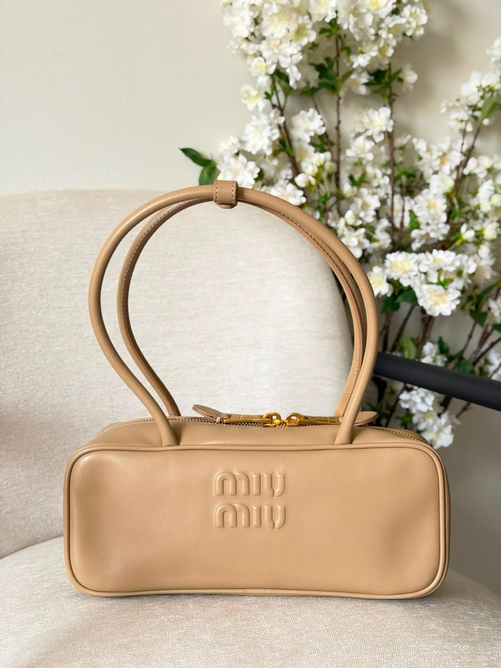Miu Miu Leather Patchwork Beau Bag - 10