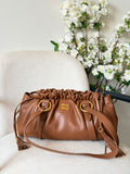 Miu Miu Joie Nappa Leather Shoulder Bag