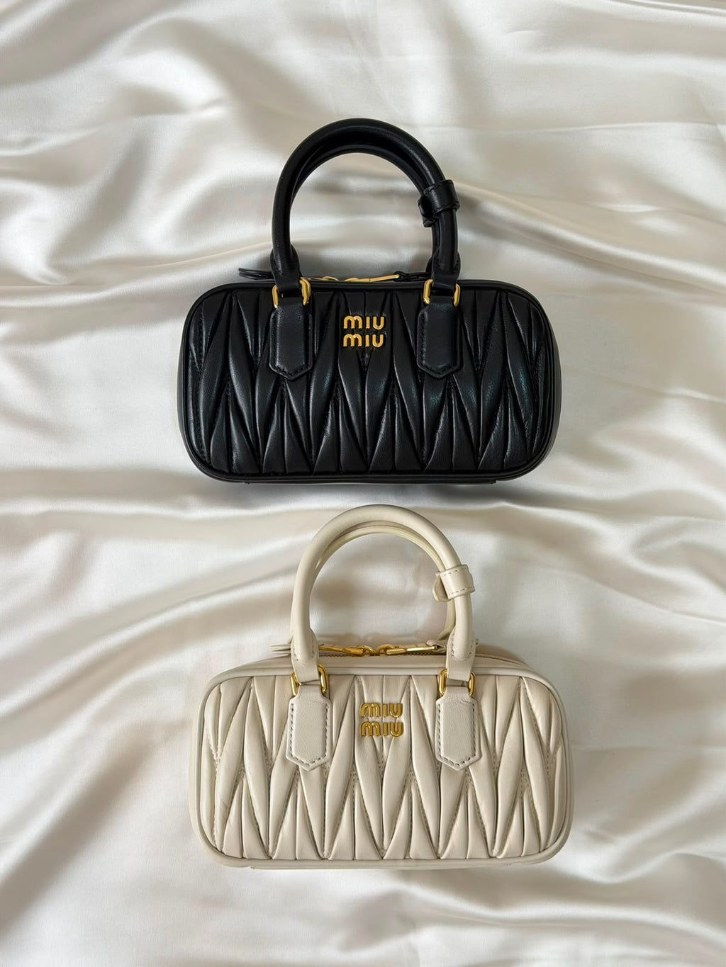 Miu Miu Arcadie Matelassé Nappa Leather Mini-Bag - 2