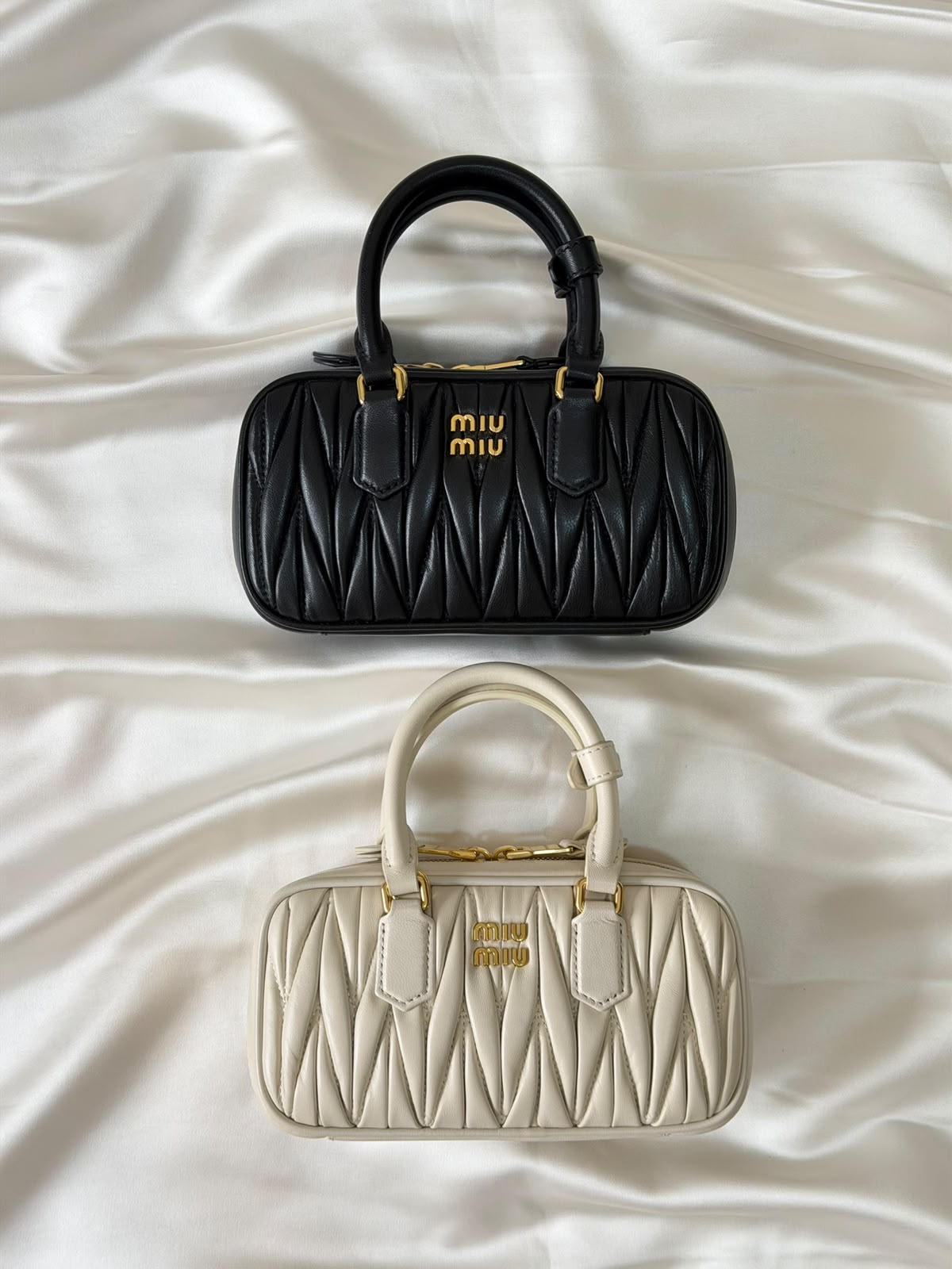 Miu Miu Arcadie Matelassé Nappa Leather Mini-Bag - 2