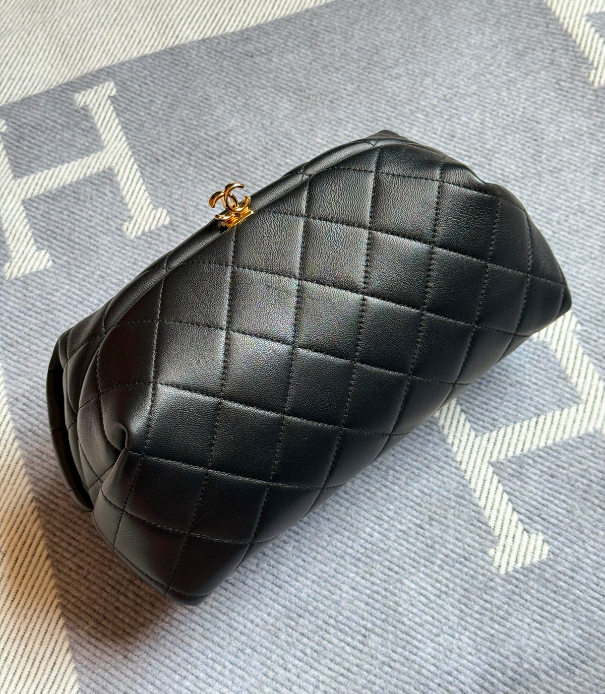 Chanel Quilted Lambskin Clutch - 6
