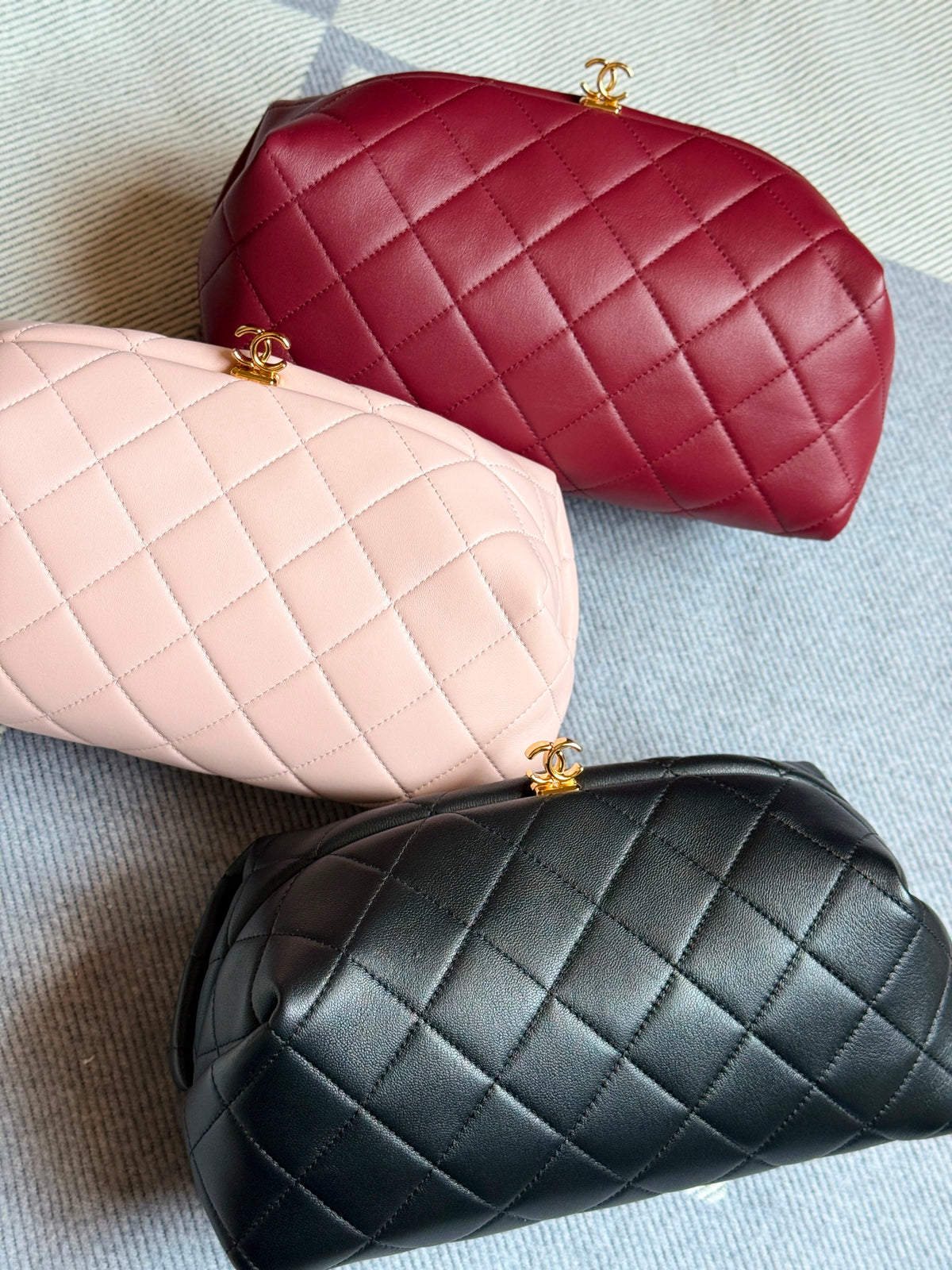 Chanel Quilted Lambskin Clutch - 4