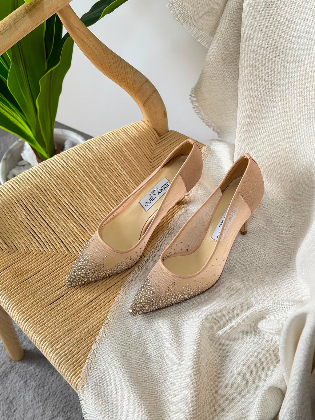Jimmy Choo Love Crystal-Embellished Pumps - 12