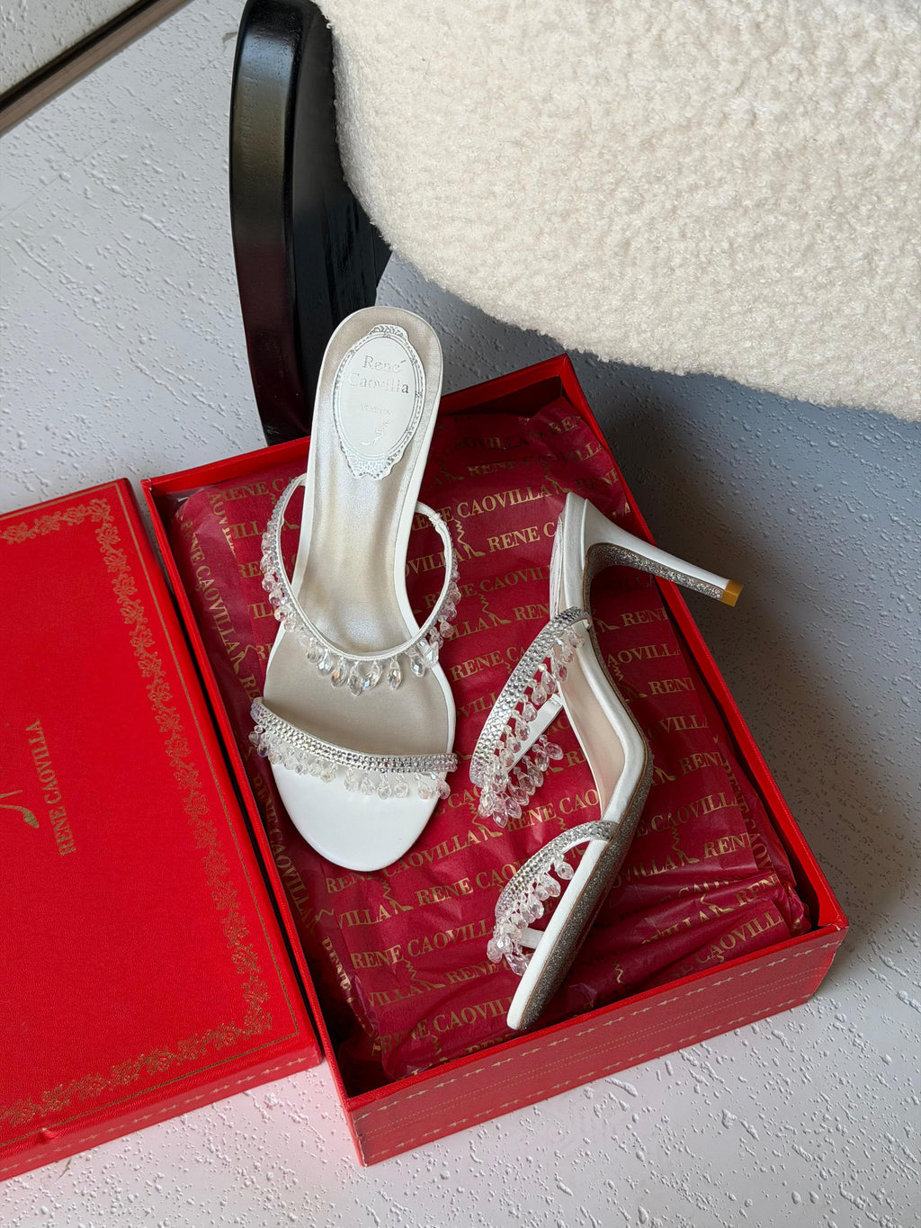 Rene Caovilla Chandelier Sandals - 10