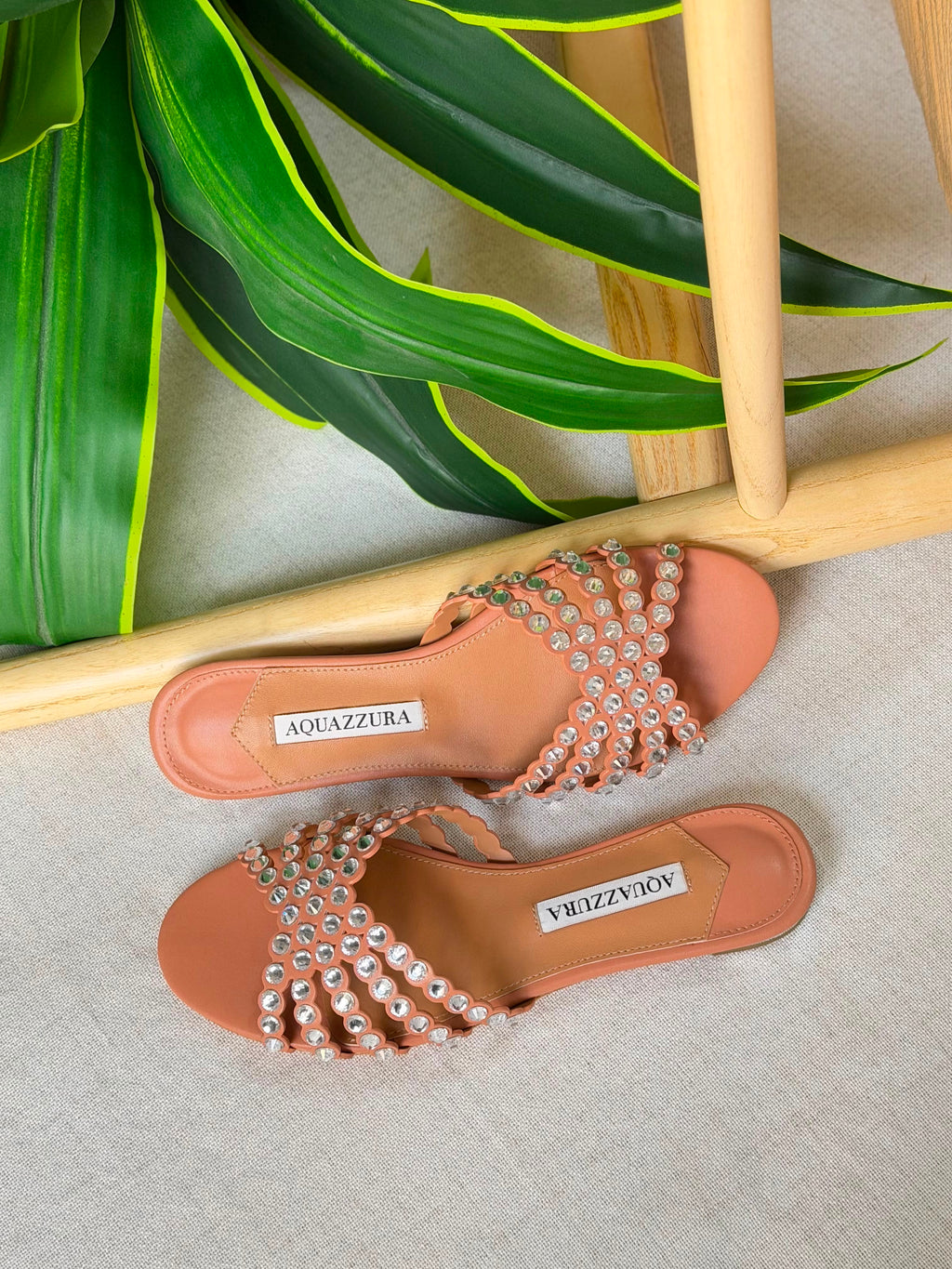 Aquazzura Tequila Flat Slides - 4