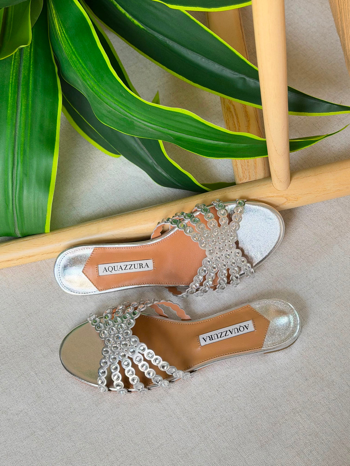 Aquazzura Tequila Flat Slides - 5