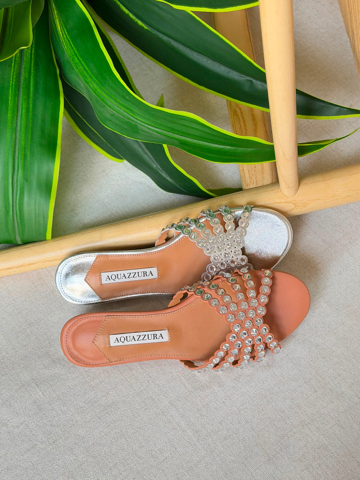 Aquazzura Tequila Flat Slides