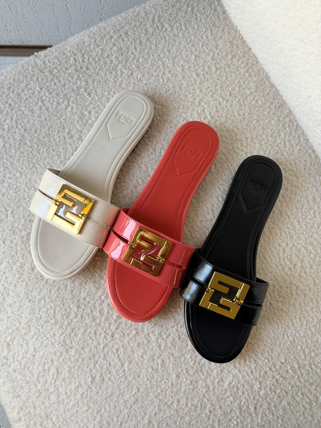 Fendi FFold Flat Sandals