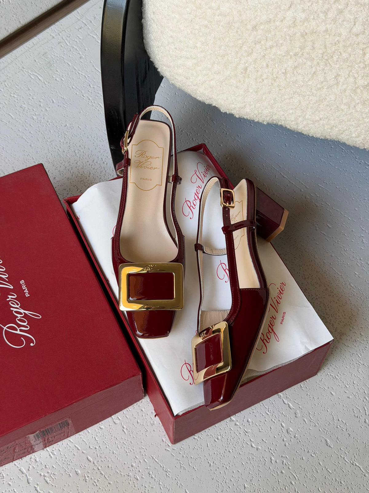 Roger Vivier Belle Vivier Slingback Pumps - 9