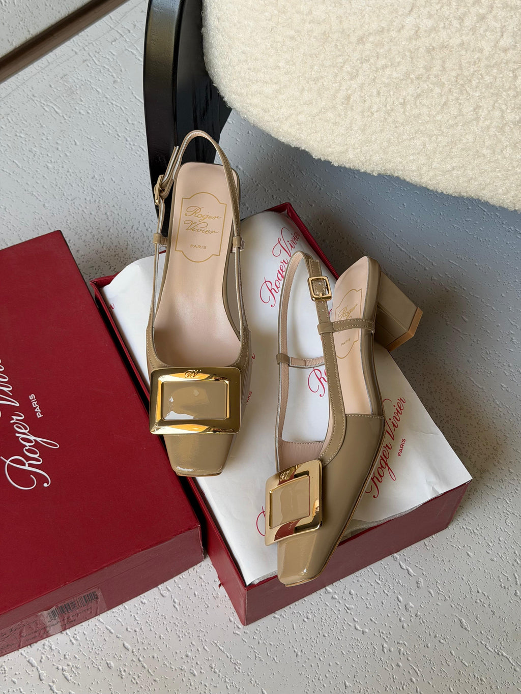 Roger Vivier Belle Vivier Slingback Pumps - 8