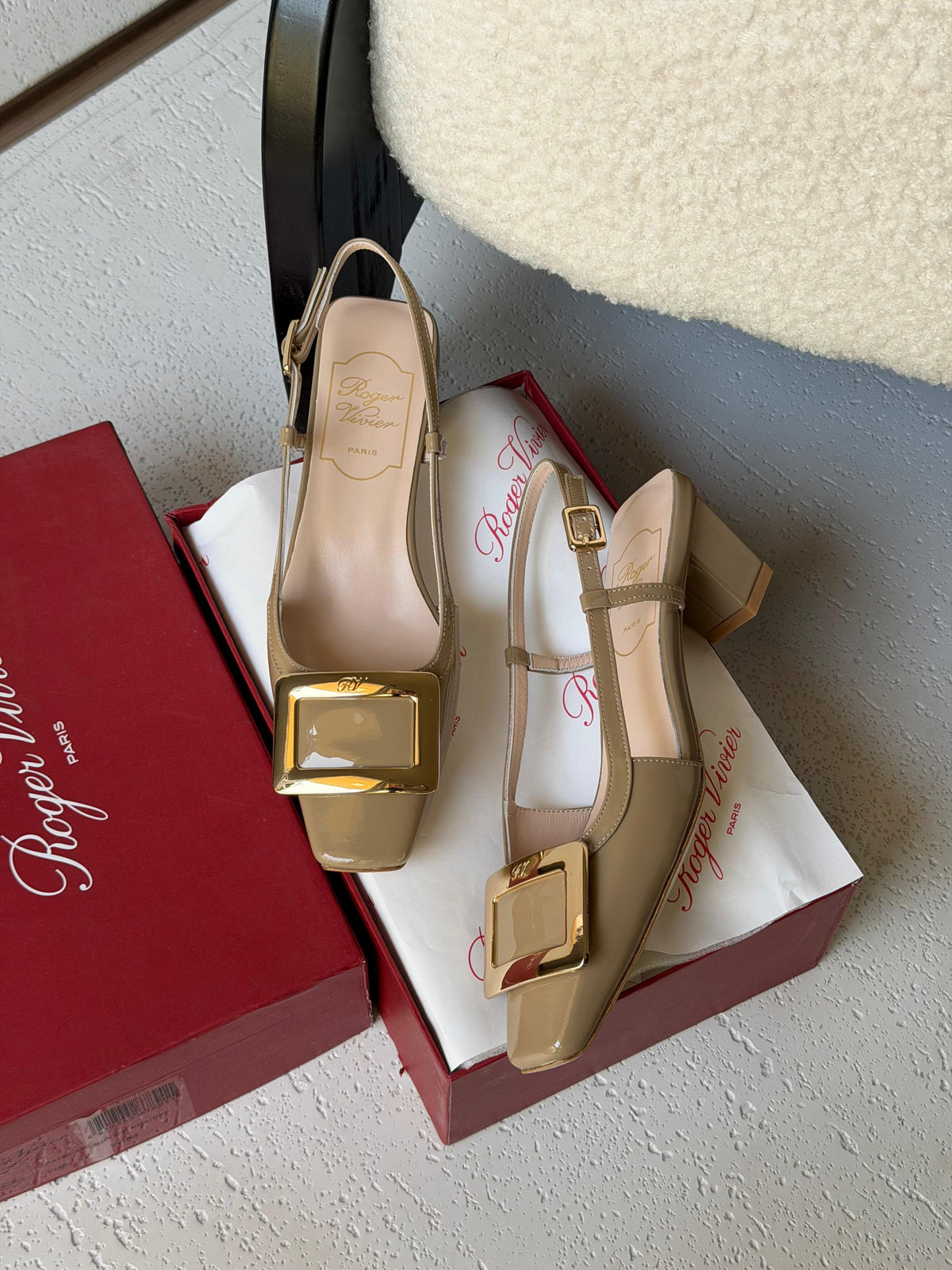 Roger Vivier Belle Vivier Slingback Pumps - 8