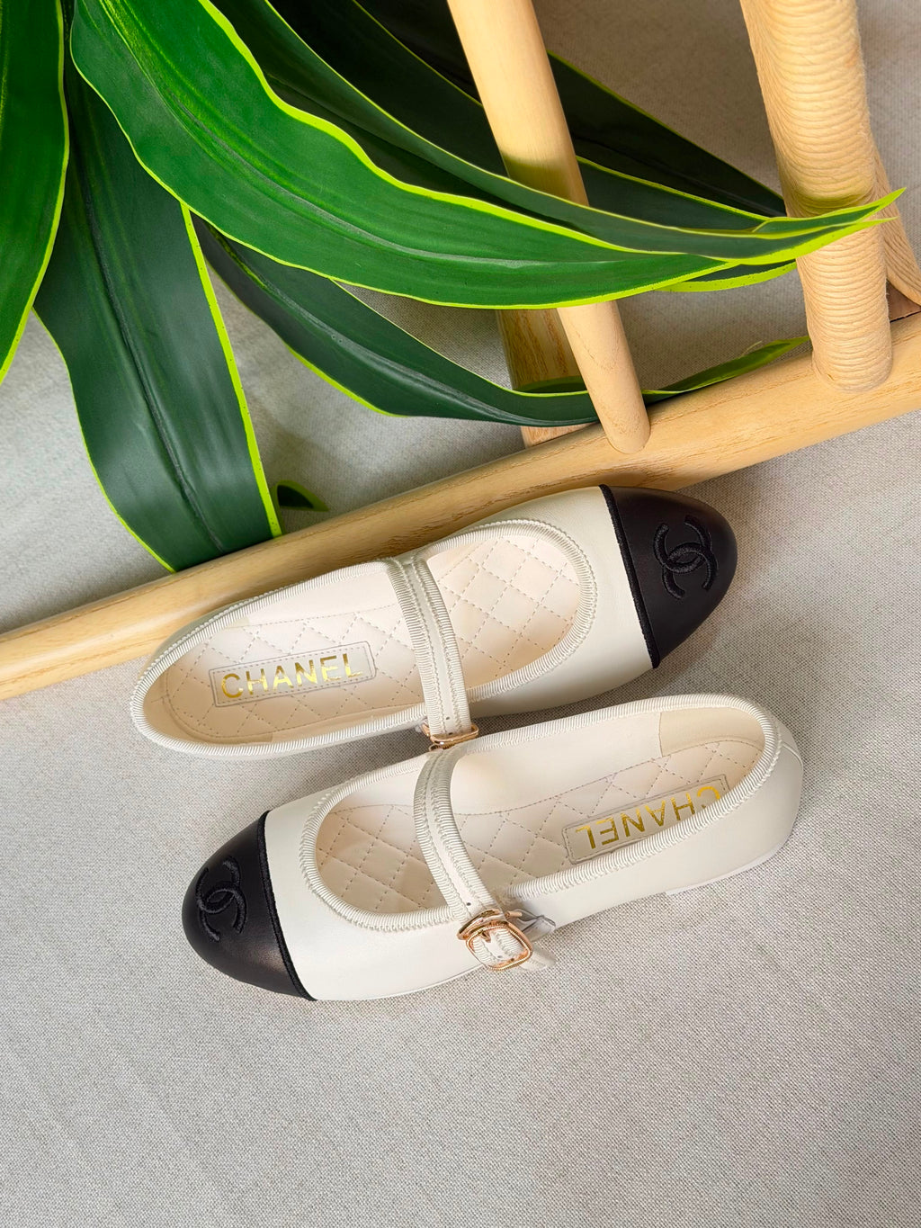 Chanel Lambskin Mary Jane Ballet Flats - 13