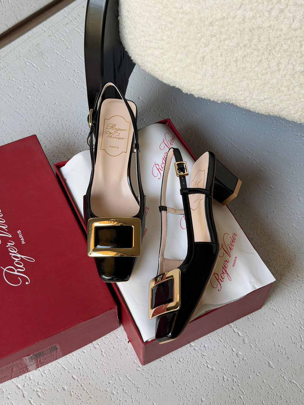 Roger Vivier Belle Vivier Slingback Pumps - 7