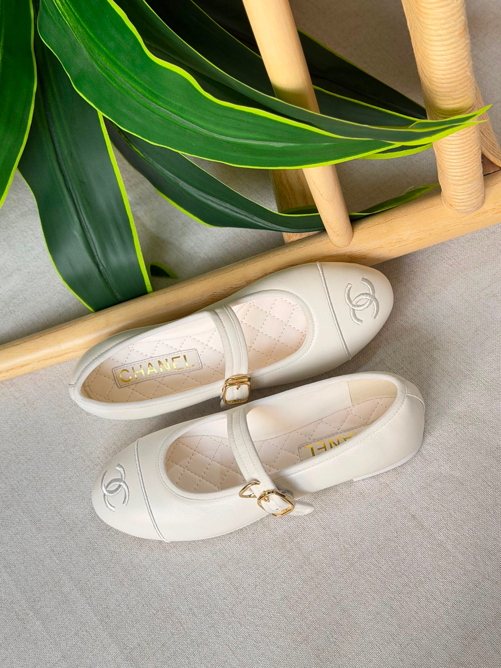 Chanel Lambskin Mary Jane Ballet Flats - 11