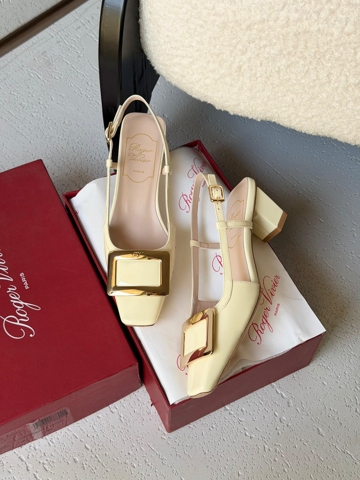 Roger Vivier Belle Vivier Slingback Pumps - 6