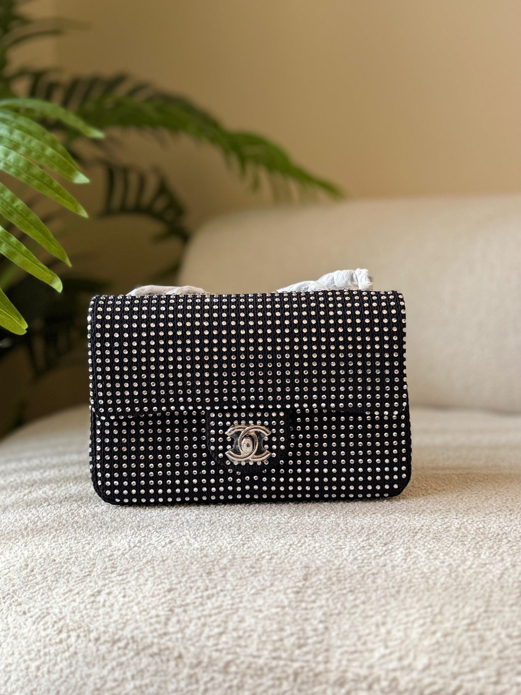 Chanel Classic Flap Bag in Crystal-Embellished - 4