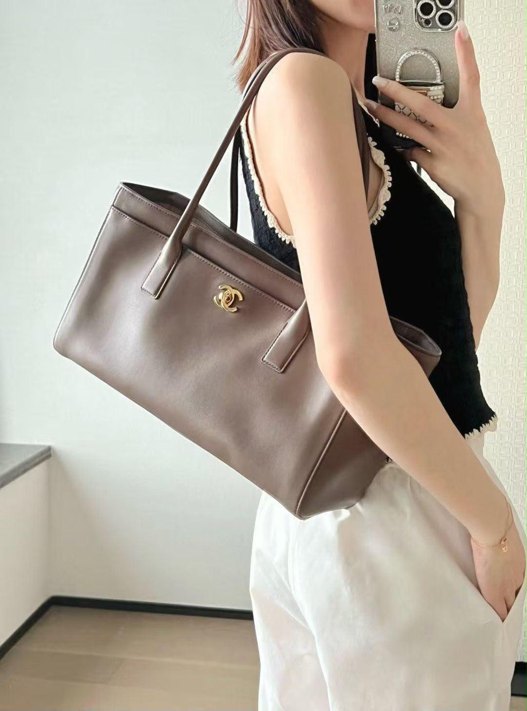 Chanel Bolso Shopping Pequeño Bag - 7