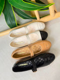 Chanel Lambskin Mary Jane Ballet Flats