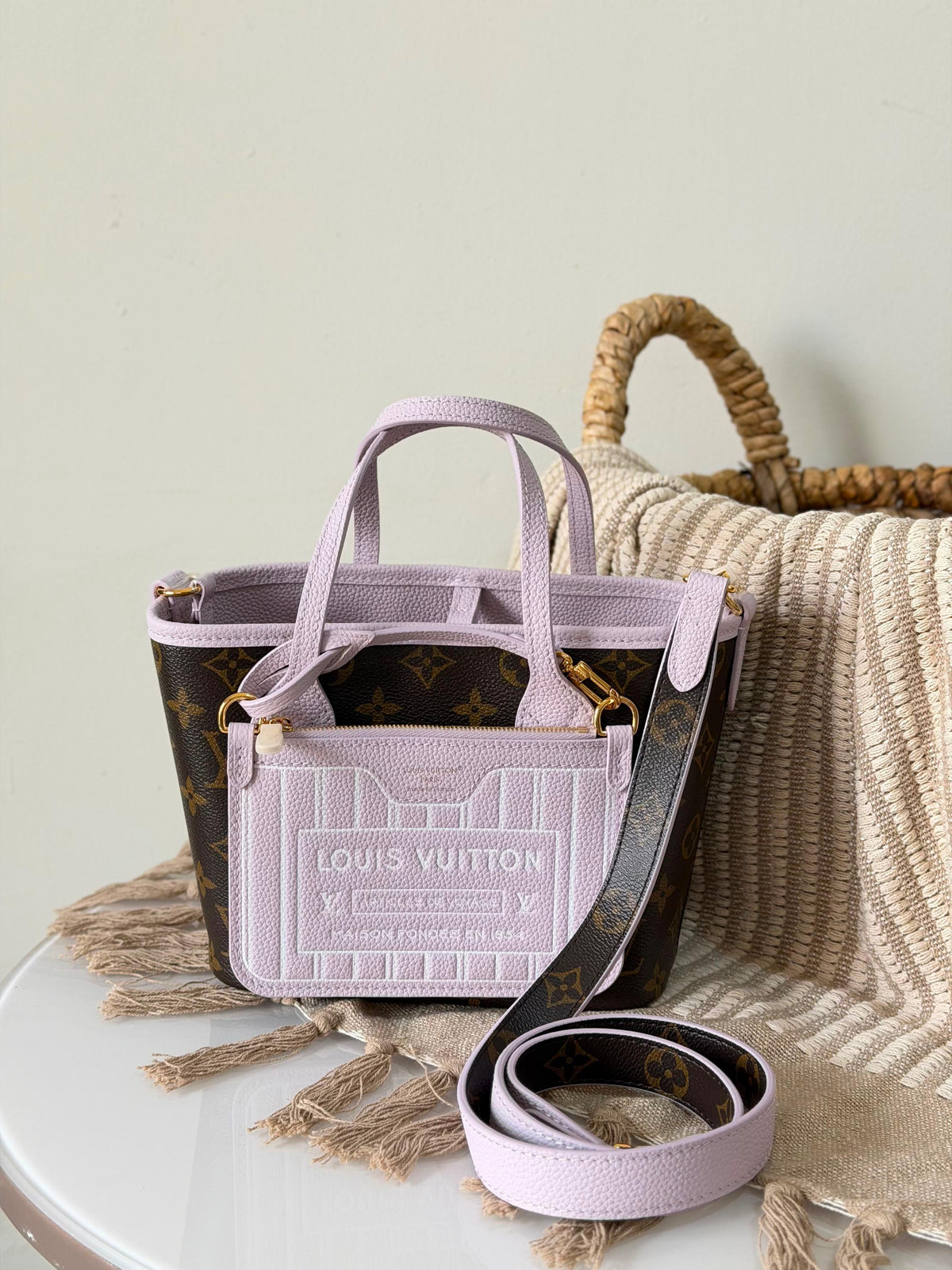 Louis Vuitton Neverfull Bandoulière Inside Out BB Bag - 16