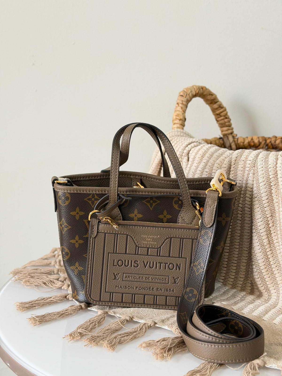 Louis Vuitton Neverfull Bandoulière Inside Out BB Bag - 14