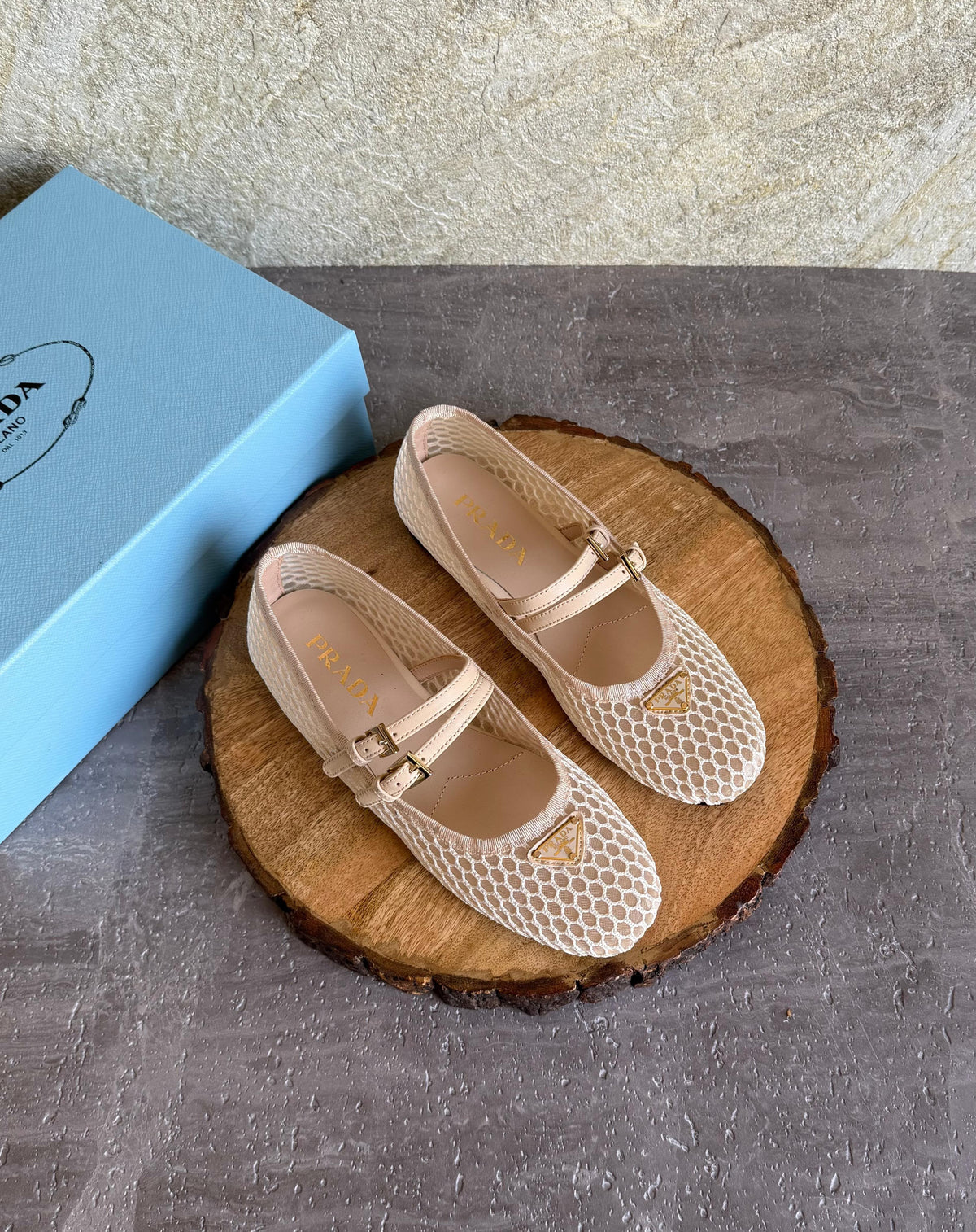 Prada Mesh Fabric Ballerinas - 5